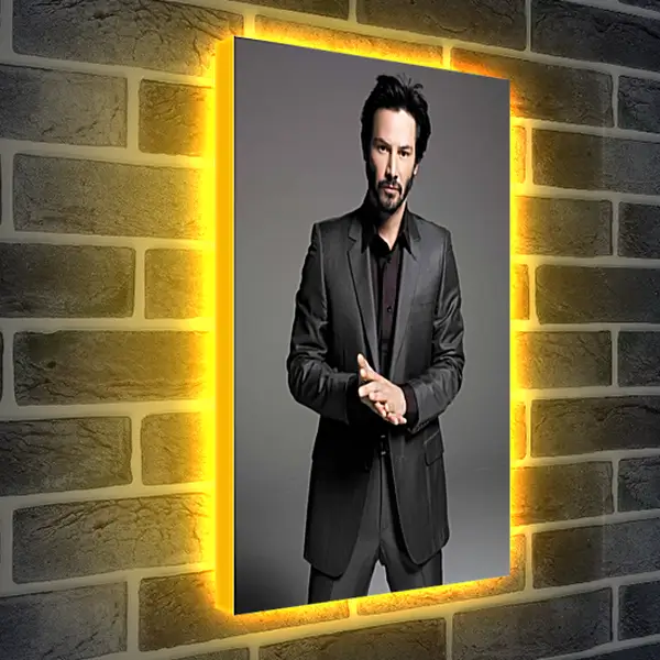 Лайтбокс световая панель - Киану Ривз. Keanu Reeves Лайтбокс световая панель - Киану Ривз. Keanu Reeves