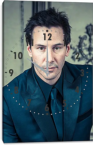 Часы картина - Киану Ривз. Keanu Reeves Часы картина - Киану Ривз. Keanu Reeves