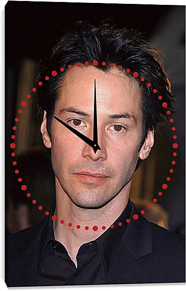 Часы картина - Киану Ривз. Keanu Reeves Часы картина - Киану Ривз. Keanu Reeves