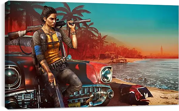 Постер на подрамнике - Far Cry 6 Постер на подрамнике - Far Cry 6