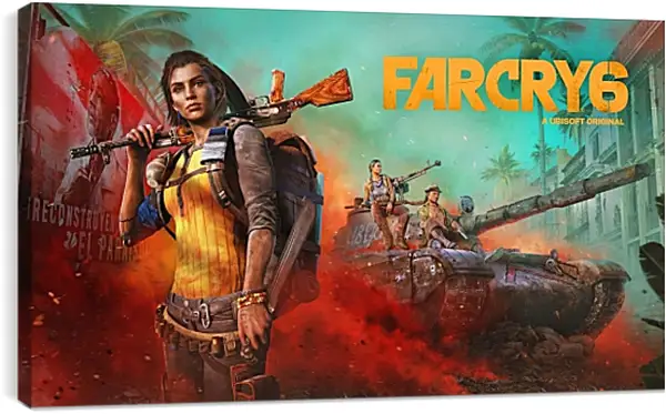 Постер на подрамнике - Far Cry 6 Постер на подрамнике - Far Cry 6