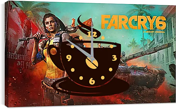 Часы картина - Far Cry 6 Часы картина - Far Cry 6