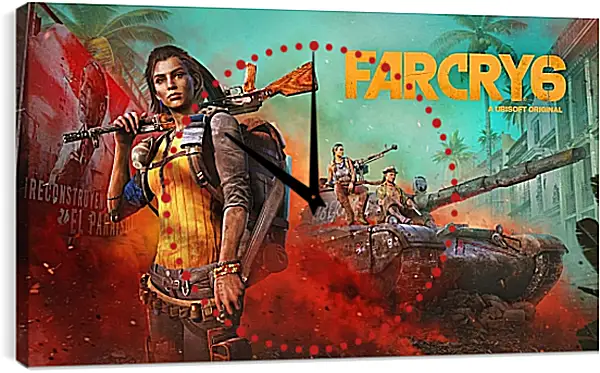 Часы картина - Far Cry 6 Часы картина - Far Cry 6