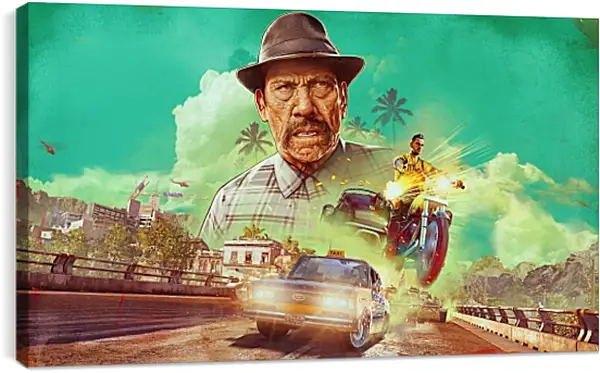 Постер на подрамнике - Far Cry 6 Постер на подрамнике - Far Cry 6