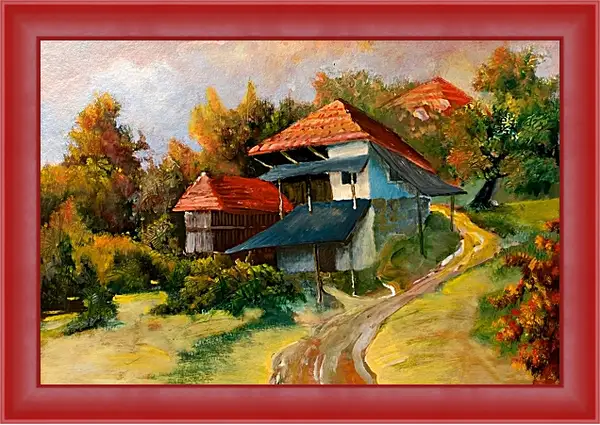 Картина в раме - Дом Картина в раме - Дом