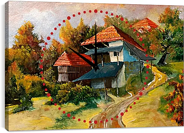Часы картина - Дом Часы картина - Дом