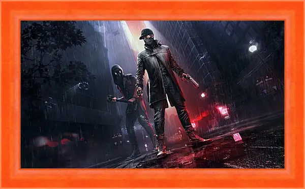 Картина в раме - Watch Dogs Legion Картина в раме - Watch Dogs Legion
