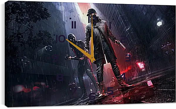 Часы картина - Watch Dogs Legion Часы картина - Watch Dogs Legion