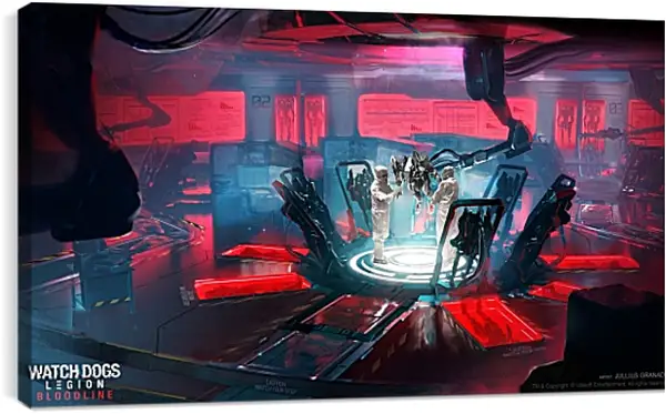 Постер на подрамнике - Watch Dogs Legion Постер на подрамнике - Watch Dogs Legion