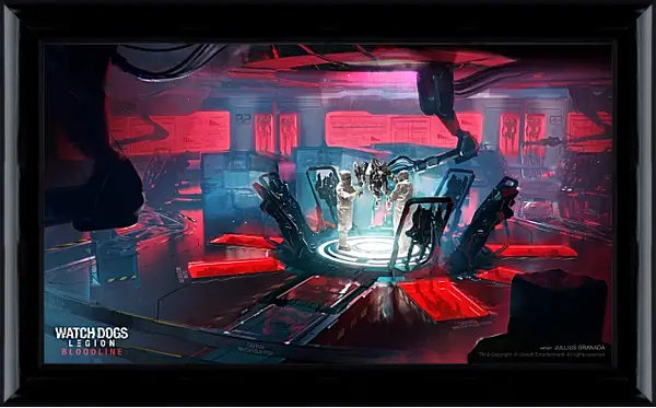 Картина в раме - Watch Dogs Legion Картина в раме - Watch Dogs Legion