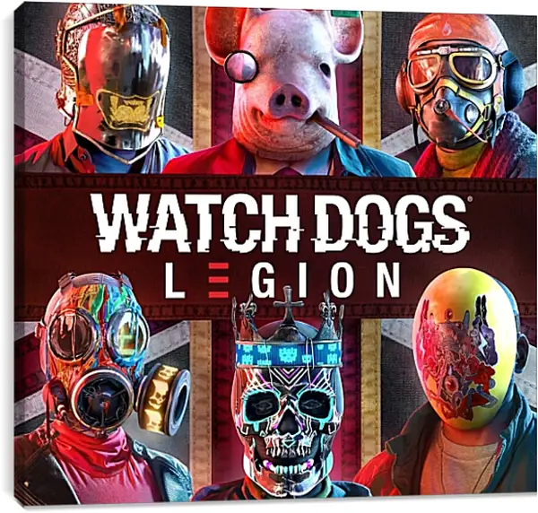 Постер на подрамнике - Watch Dogs Legion Постер на подрамнике - Watch Dogs Legion