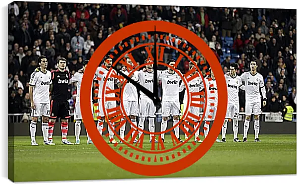Часы картина - ФК Реал Мадрид. FC Real Madrid Часы картина - ФК Реал Мадрид. FC Real Madrid