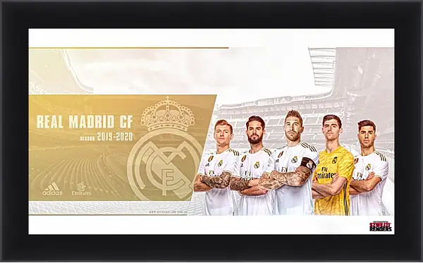 Картина в раме - ФК Реал Мадрид. FC Real Madrid Картина в раме - ФК Реал Мадрид. FC Real Madrid