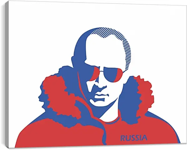 Постер на подрамнике - Владимир Владимирович Путин Постер на подрамнике - Владимир Владимирович Путин