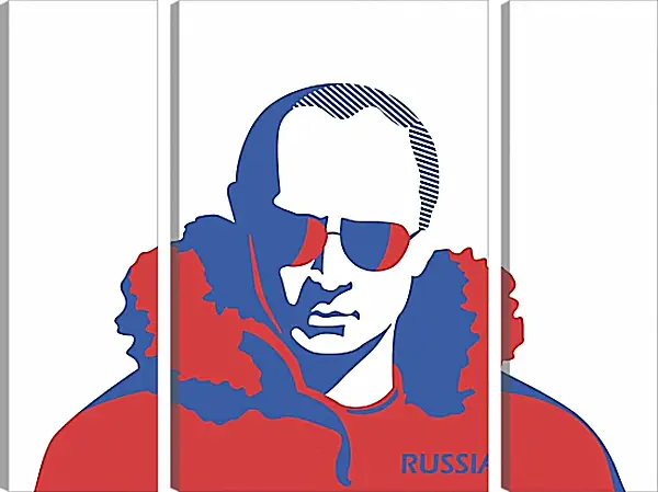 Модульная картина - Владимир Владимирович Путин Модульная картина - Владимир Владимирович Путин