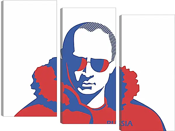 Модульная картина - Владимир Владимирович Путин Модульная картина - Владимир Владимирович Путин