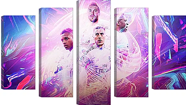 Модульная картина - ФК Реал Мадрид. FC Real Madrid Модульная картина - ФК Реал Мадрид. FC Real Madrid