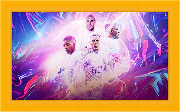 Картина в раме - ФК Реал Мадрид. FC Real Madrid Картина в раме - ФК Реал Мадрид. FC Real Madrid