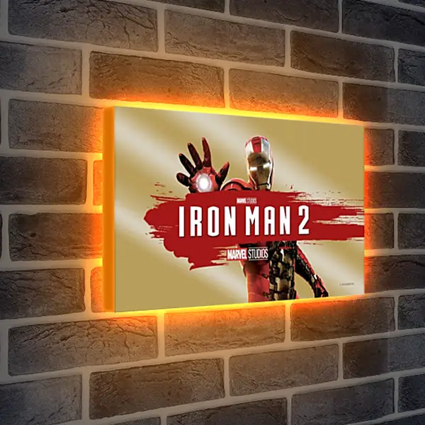 Лайтбокс световая панель - Железный человек. Iron Man Лайтбокс световая панель - Железный человек. Iron Man