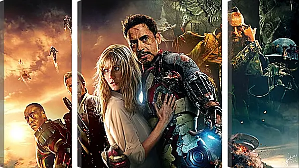 Модульная картина - Железный человек. Iron Man Модульная картина - Железный человек. Iron Man