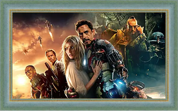 Картина в раме - Железный человек. Iron Man Картина в раме - Железный человек. Iron Man