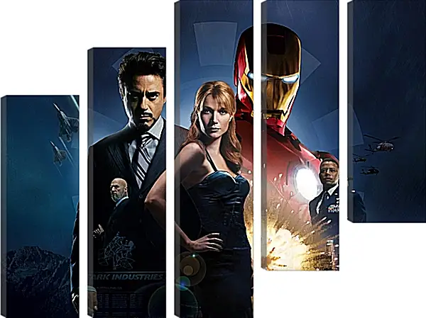 Модульная картина - Железный человек. Iron Man Модульная картина - Железный человек. Iron Man