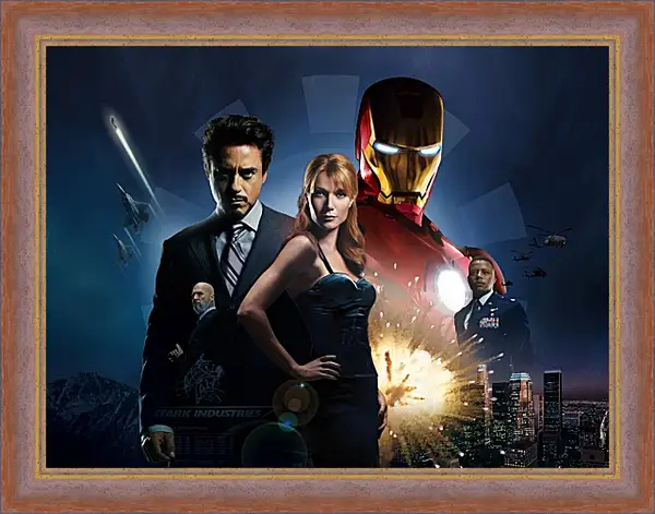 Картина в раме - Железный человек. Iron Man Картина в раме - Железный человек. Iron Man