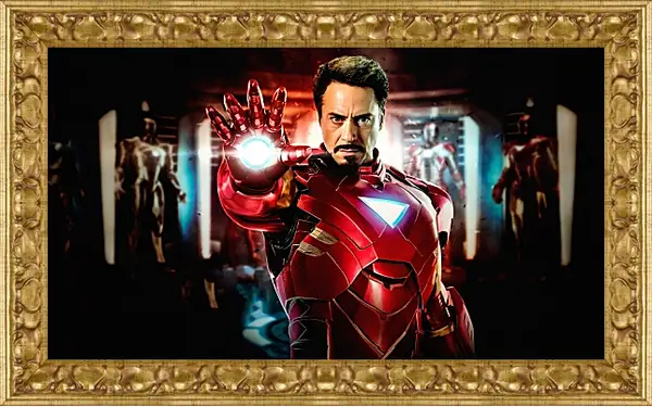 Картина в раме - Железный человек. Iron Man Картина в раме - Железный человек. Iron Man