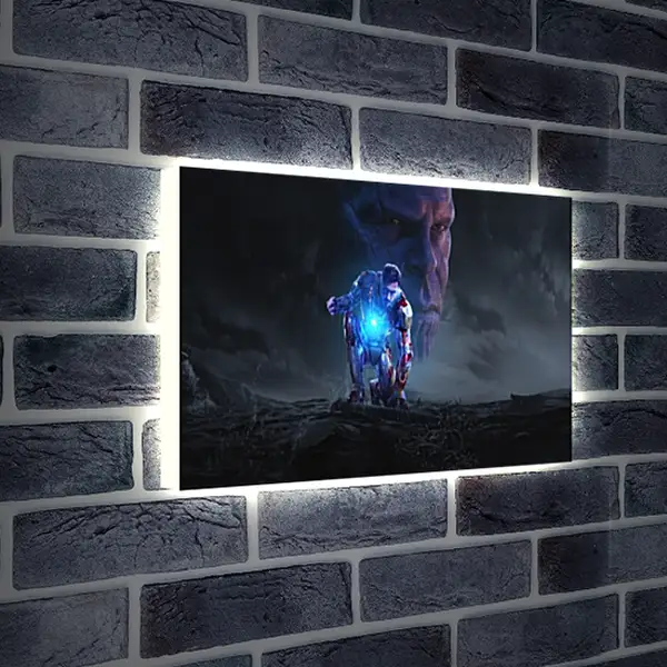 Лайтбокс световая панель - Железный человек. Iron Man Лайтбокс световая панель - Железный человек. Iron Man