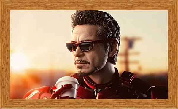 Картина в раме - Железный человек. Iron Man Картина в раме - Железный человек. Iron Man
