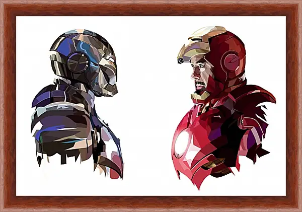 Картина в раме - Железный человек. Iron Man Картина в раме - Железный человек. Iron Man