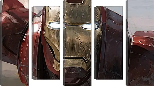 Модульная картина - Железный человек. Iron Man Модульная картина - Железный человек. Iron Man