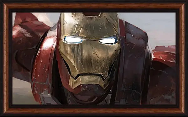 Картина в раме - Железный человек. Iron Man Картина в раме - Железный человек. Iron Man