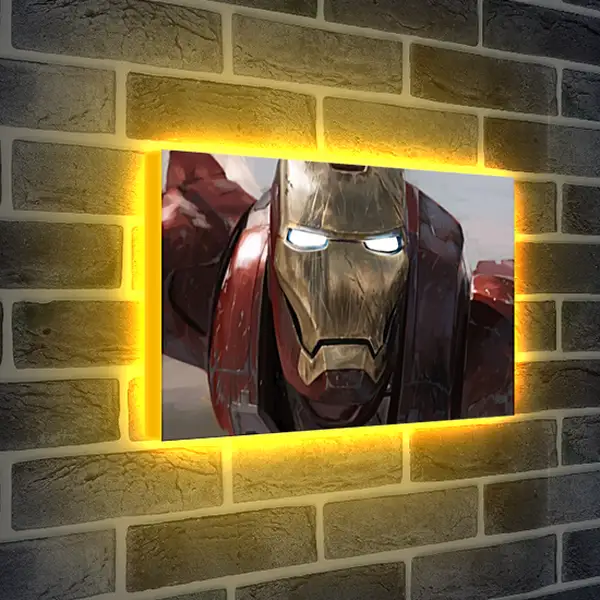 Лайтбокс световая панель - Железный человек. Iron Man Лайтбокс световая панель - Железный человек. Iron Man