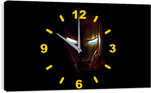 Часы картина - Железный человек. Iron Man Часы картина - Железный человек. Iron Man