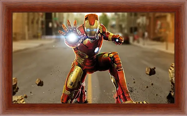 Картина в раме - Железный человек. Iron Man Картина в раме - Железный человек. Iron Man