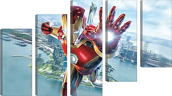 Модульная картина - Железный человек. Iron Man Модульная картина - Железный человек. Iron Man