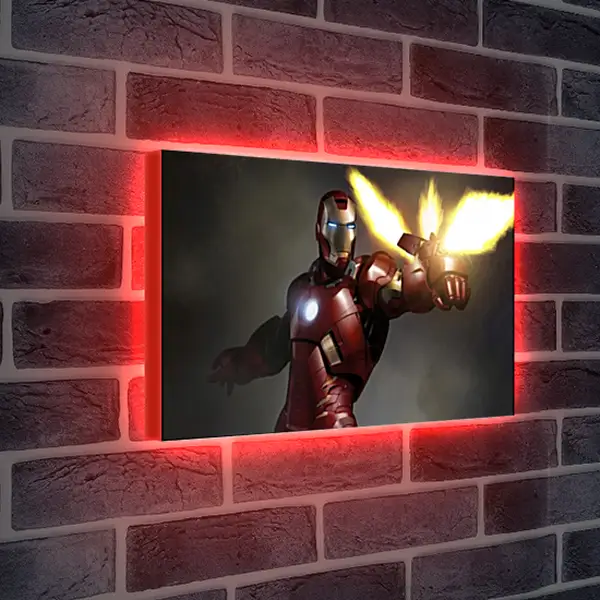 Лайтбокс световая панель - Железный человек. Iron Man Лайтбокс световая панель - Железный человек. Iron Man
