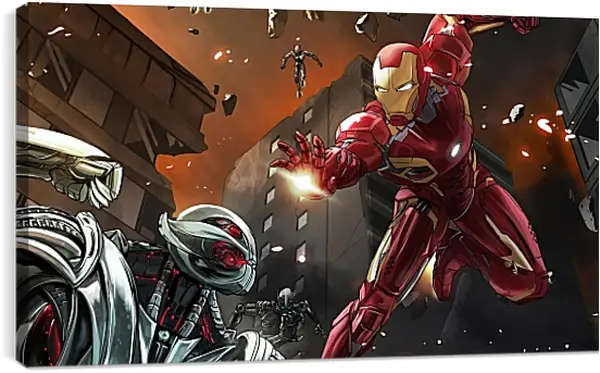 Постер на подрамнике - Железный человек. Iron Man Постер на подрамнике - Железный человек. Iron Man