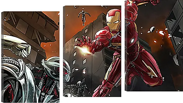 Модульная картина - Железный человек. Iron Man Модульная картина - Железный человек. Iron Man
