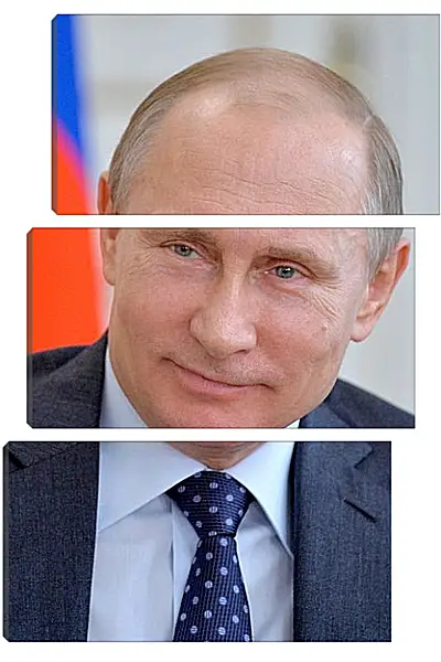 Модульная картина - Владимир Владимирович Путин Модульная картина - Владимир Владимирович Путин