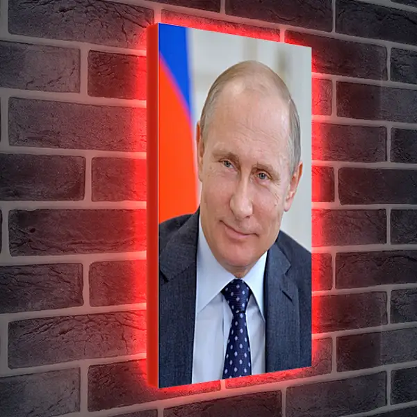 Лайтбокс световая панель - Владимир Владимирович Путин Лайтбокс световая панель - Владимир Владимирович Путин