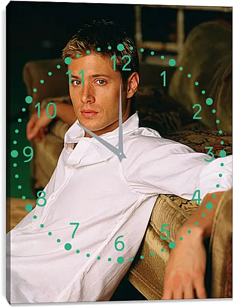Часы картина - Дженсен Эклс. Jensen Ackles Часы картина - Дженсен Эклс. Jensen Ackles