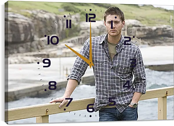 Часы картина - Дженсен Эклс. Jensen Ackles Часы картина - Дженсен Эклс. Jensen Ackles