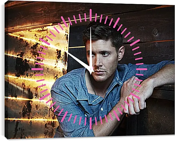 Часы картина - Дженсен Эклс. Jensen Ackles Часы картина - Дженсен Эклс. Jensen Ackles