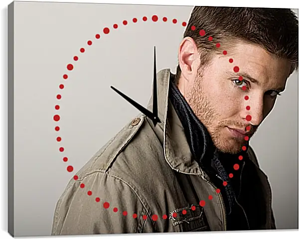 Часы картина - Дженсен Эклс. Jensen Ackles Часы картина - Дженсен Эклс. Jensen Ackles