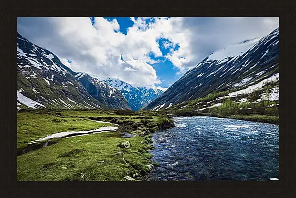 Картина в раме - Горная река Картина в раме - Горная река