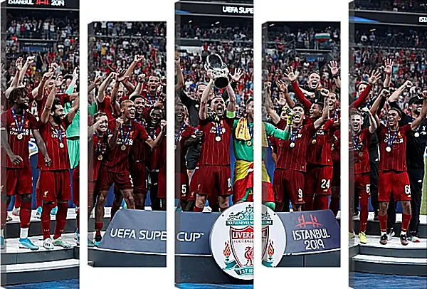 Модульная картина - Победа в суперкубке. Ливерпуль. Liverpool Модульная картина - Победа в суперкубке. Ливерпуль. Liverpool