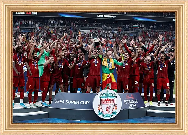 Картина в раме - Победа в суперкубке. Ливерпуль. Liverpool Картина в раме - Победа в суперкубке. Ливерпуль. Liverpool