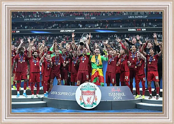Картина в раме - Победа в суперкубке. Ливерпуль. Liverpool Картина в раме - Победа в суперкубке. Ливерпуль. Liverpool